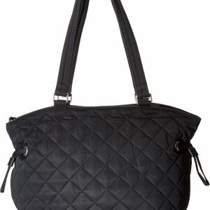 Vera Bradley Cinch Shoulder Performance Twill Black -NWOT